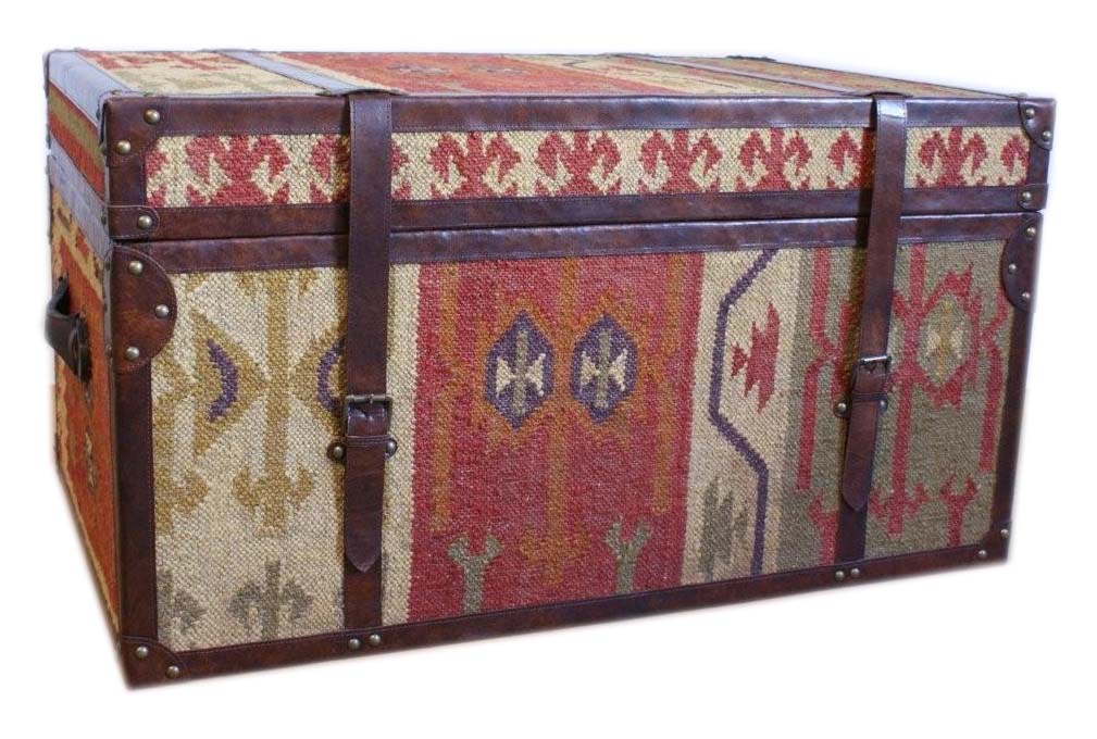 Topbymainid Kilim Trunk Cum Coffee Table